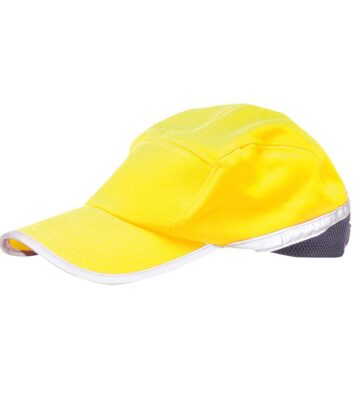 Portwest HB10 Hi-Vis Baseball Cap – Yellow/Navy
