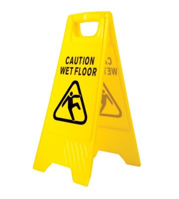 Portwest HV20 Wet Floor Warning Sign – Yellow