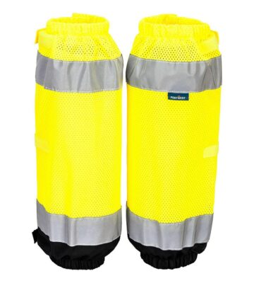 Portwest HV389 Hi-Vis Contrast Gaiters – Yellow/Black