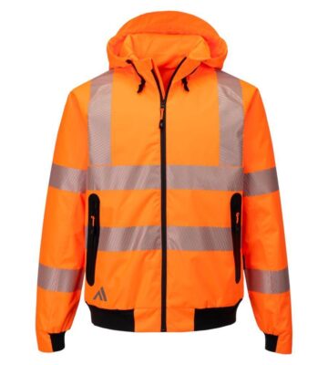 Portwest KX315 KX3 Sport Hi-Vis Rain Bomber – Orange
