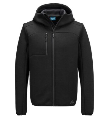 Portwest KX372 KX3 Sport Zip Hooded Sweater – Black