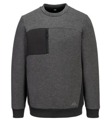 Portwest KX377 KX3 Sport Tech Sweatshirt – Metal Grey
