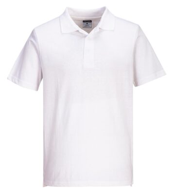 Portwest L210 Lightweight Jersey Polo Shirt S/S (48 in a box) – White
